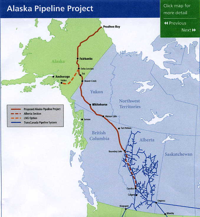 Calgary-based TransCanada Corporation to start building the US $26-billion Alaska...