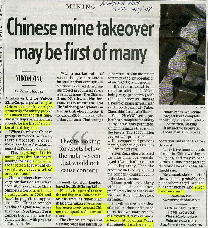 China Mine T/O