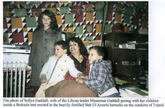 GaddafiWifeKids